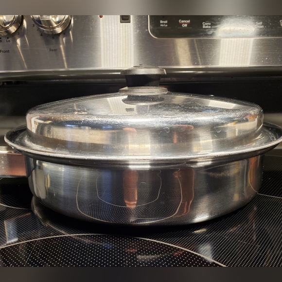 Saladmaster Kitchen Saladmaster 1 Skillet Fry Pan With Vapor Lid